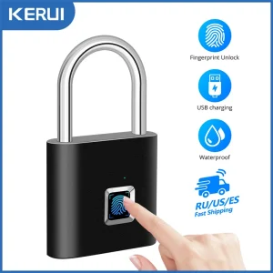 Keyless USB Charging Fingerprint Lock Smart Padlock