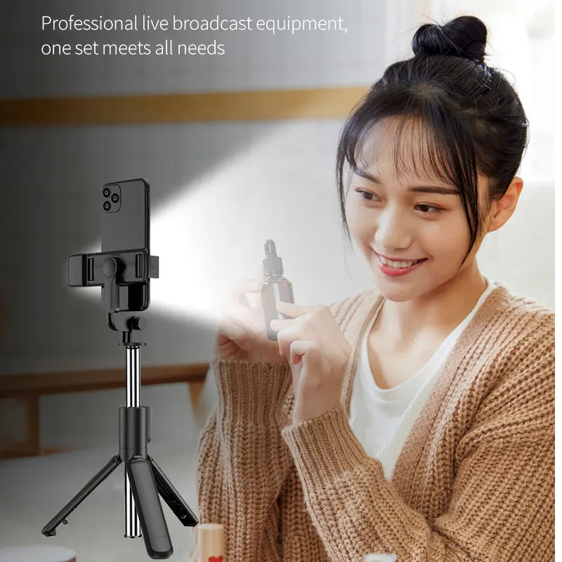 Portable Bluetooth Selfie Stick Retractable and Multifunctiona - Image 3