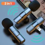 Wireless Lavalier Microphone Audio Video Recording Device
